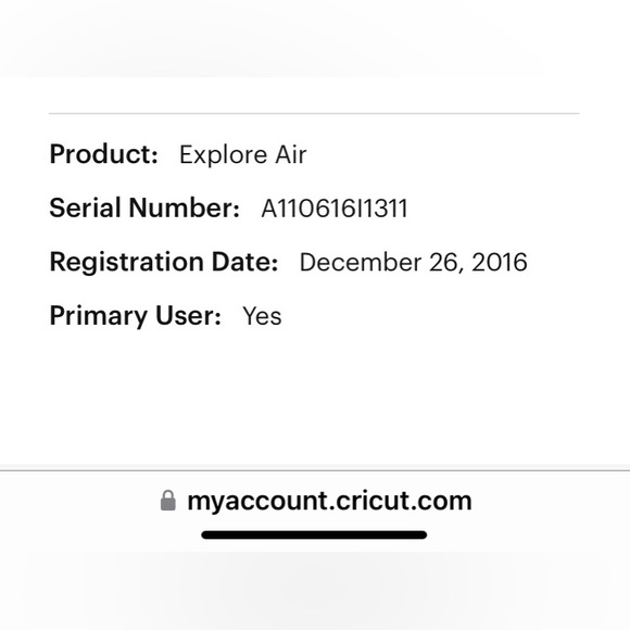 Cricut Explore Air With Original Box, Cord & Instruction Manual - Picture 4 of 4